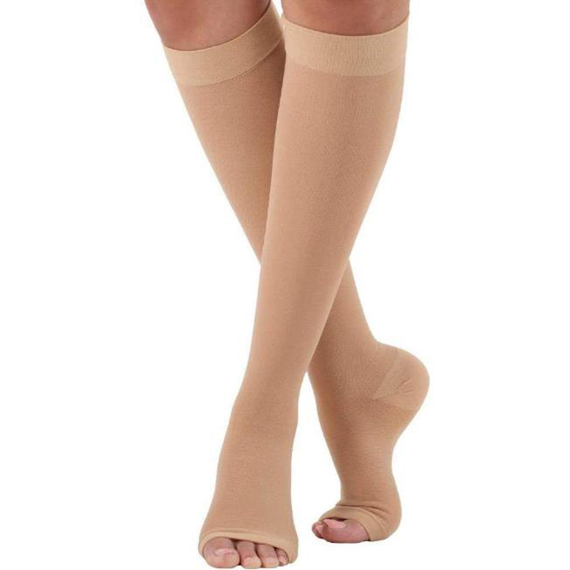 Compression Sleeve Calf - 伸縮性のある膝丈ソックス,コンプレッションストッキング,静脈瘤治療と成形用のハイソックス,S-XL