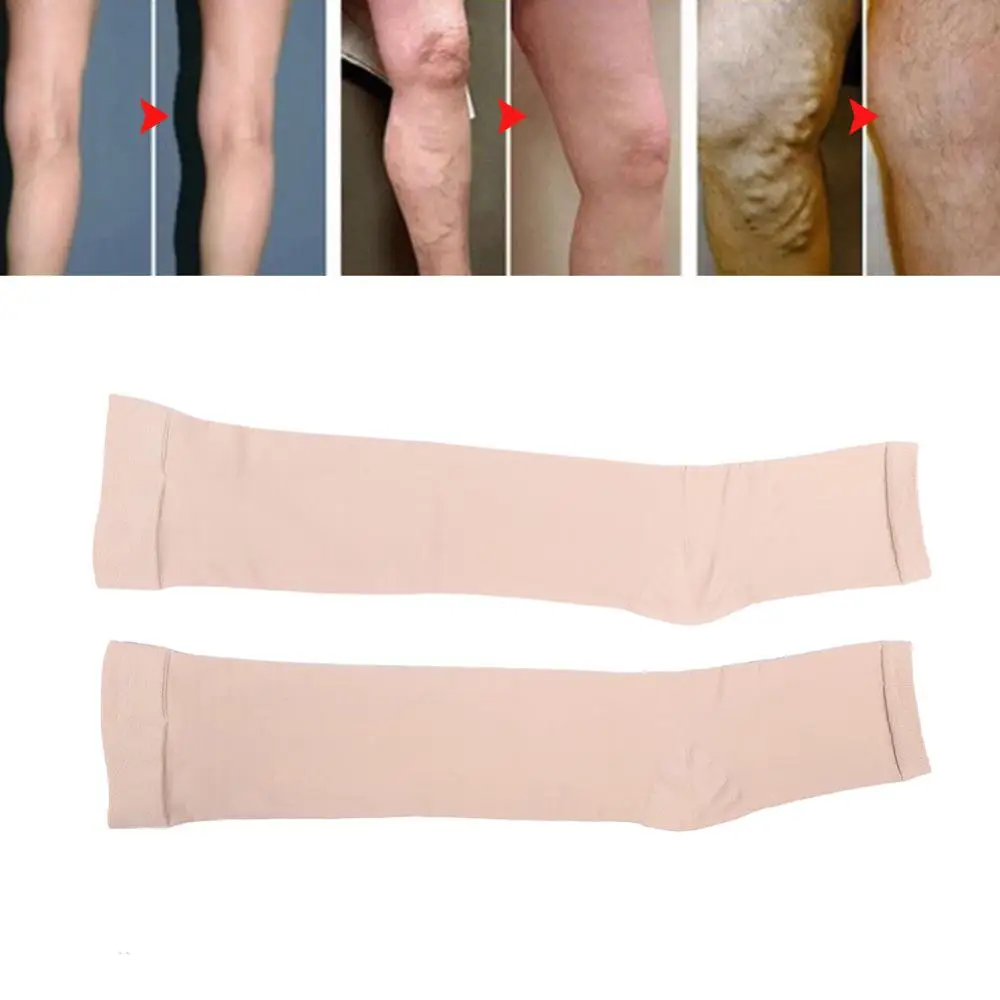 Compression Sock Medical - 医療用着圧ソックス,1ペア,30-40mmhg,ふくらはぎスリーブ,女性用静脈瘤圧迫ソックス