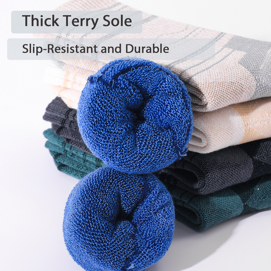 Thermal Sock Winter - メリノウールブーツソックス、保温性のある暖かい冬用厚手クッション、吸湿性のあるクルーブーツ、女性と男性向け、冬の必需品