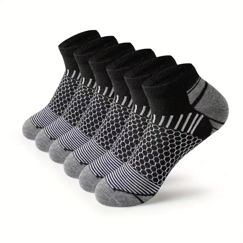 メンズアスレチックソックス足首ランニングサイクリングハニカム - Ankle Sock Low Cut のレビューと価格
