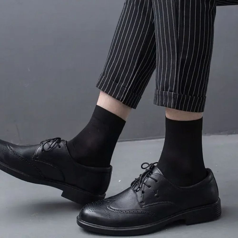 10 ペアカジュアル通気性男性アイスシルクソックスソフト弾性 - Silk Sock Bamboo のレビューと価格