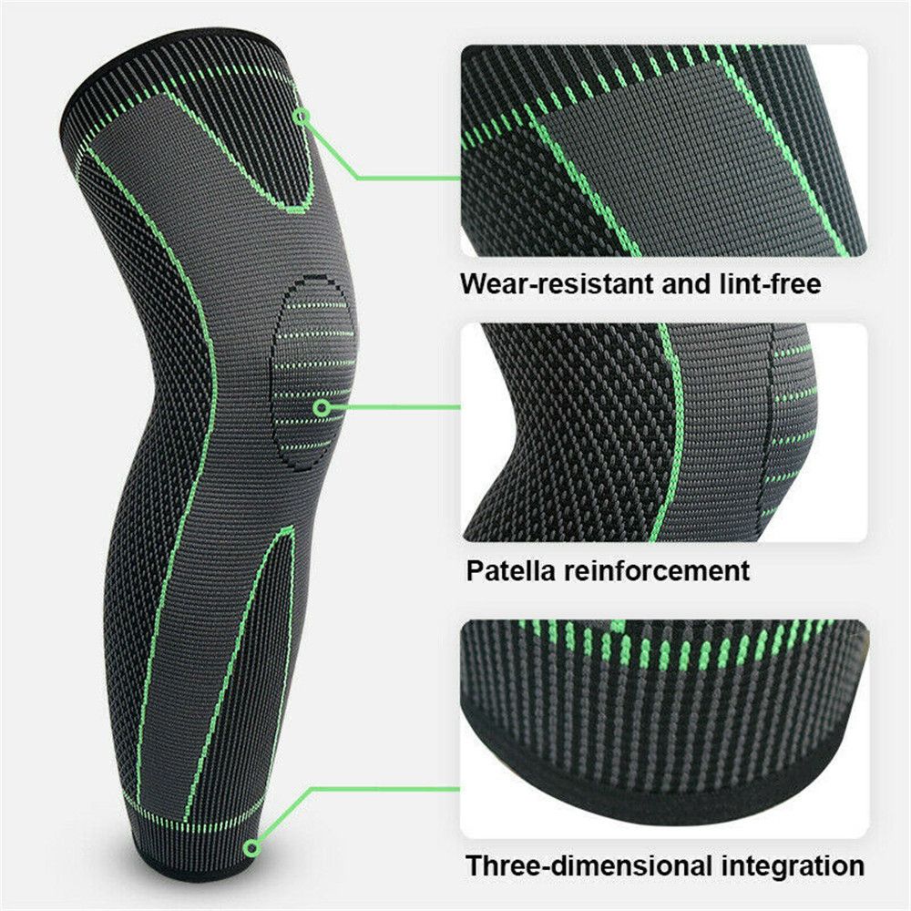 膝サポートブレース圧縮、長いフルレッグスリーブ、関節炎ランニ - Compression Sleeve Calf のレビューと価格