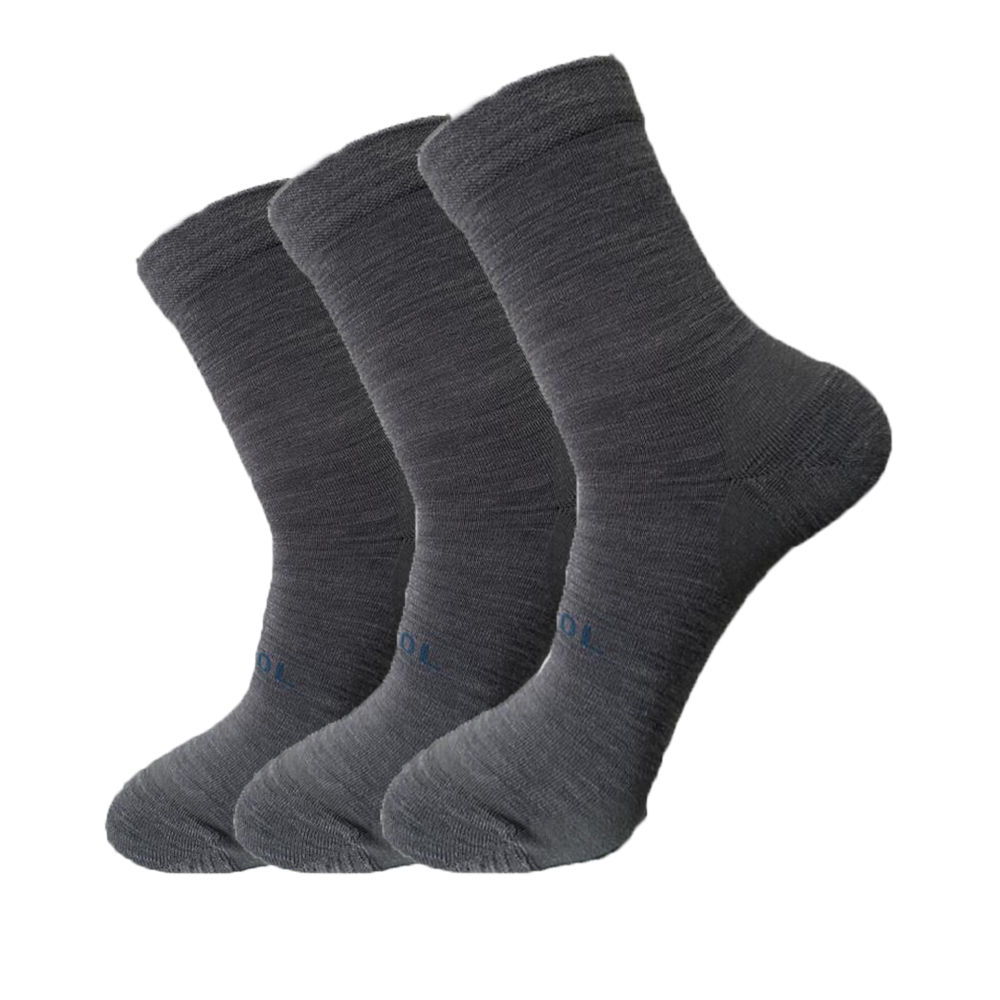 1/3 ペア冬のウールの靴下通気性暖かいクッションランニング - Wool Hiking Sock のレビューと価格