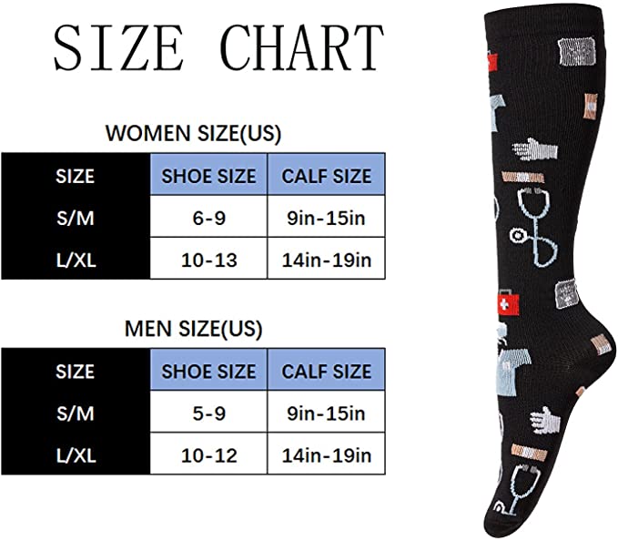 圧縮ソックス 20-30 Mmhg ランニング医療静脈瘤妊娠 - Compression Sock Medical のレビューと価格