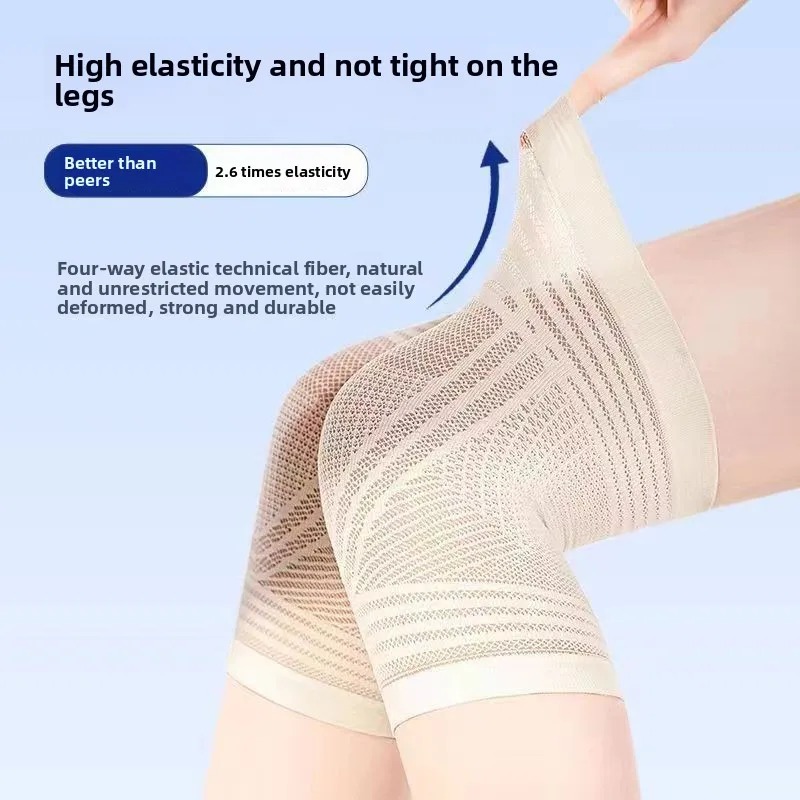 薄型通気性圧縮膝スリーブ滑り止め夏用エアコン膝ラップ関節サポ - Compression Sleeve Calf のレビューと価格