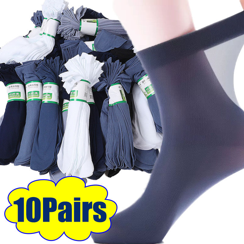 メンズ通気性ロングソックス,竹繊維,薄ストライプ,抗菌,黒, - Silk Sock Bamboo のレビューと価格