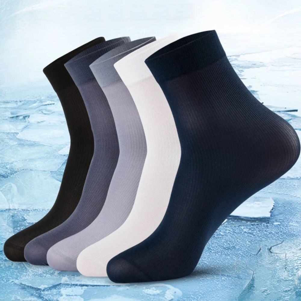 メンズ通気性ソックス,超薄型ソックス,ソリッド,ビジネス,足 - Silk Sock Bamboo のレビューと価格
