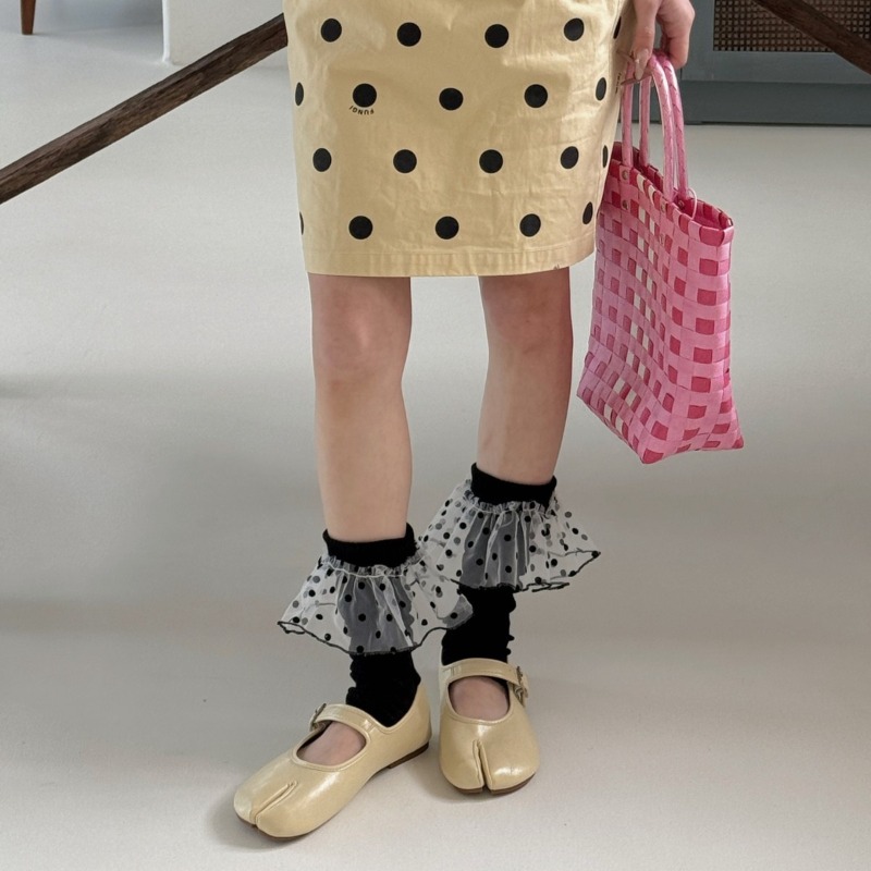 シンプルスタイルのレッグウォーマー、女の子用薄手カラーブロッ - Boot Sock Slouchy のレビューと価格