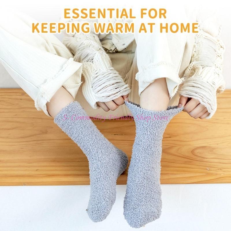 85AE 6 ペア通気性フリースソックス男性女性ユニセックス - Thermal Sock Winter のレビューと価格