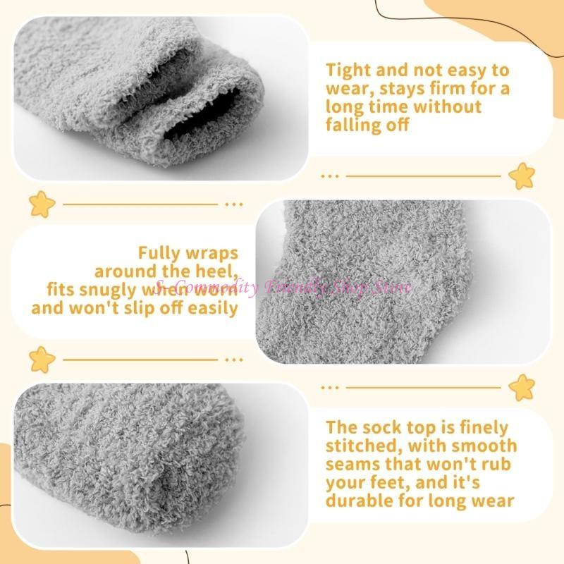 85AE 6 ペア通気性フリースソックス男性女性ユニセックス - Thermal Sock Winter のレビューと価格