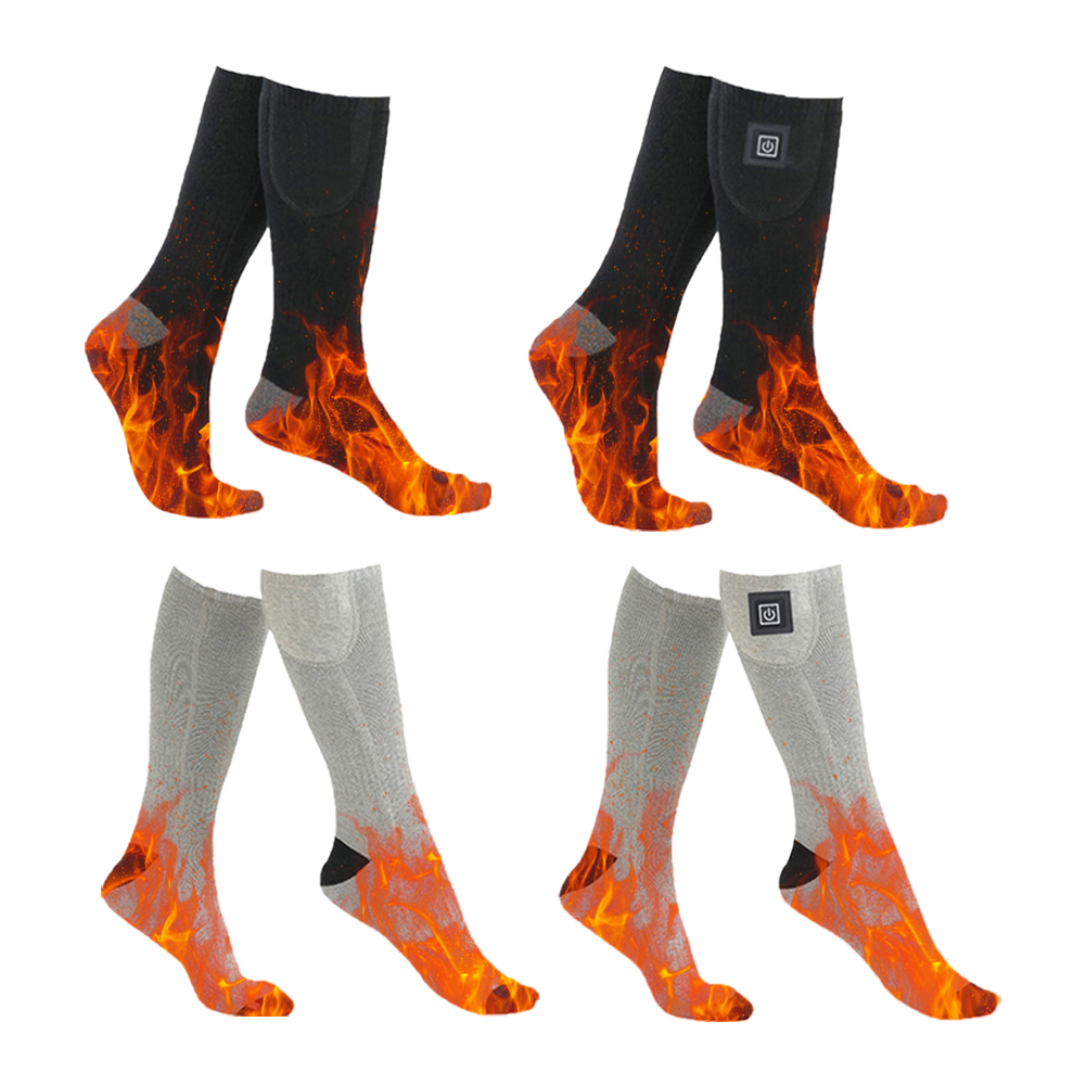 電熱ソックス (電池不要) 3段階温度調節 冬用保温ソックス - Thermal Sock Winter のレビューと価格