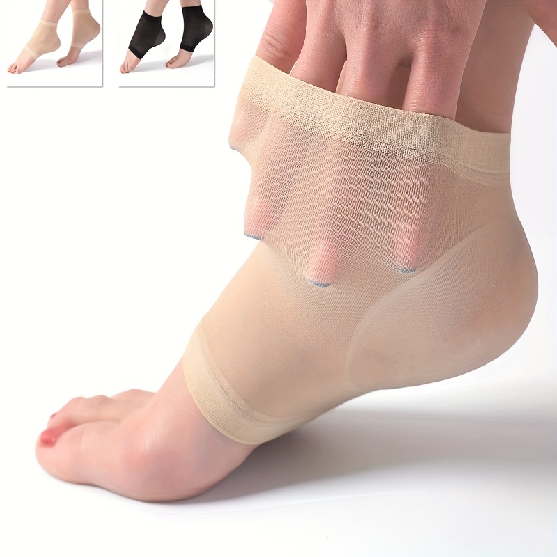 1 ペアのアップグレードされた高弾性通気性シリコンソックス、 - Ankle Brace Sock のレビューと価格