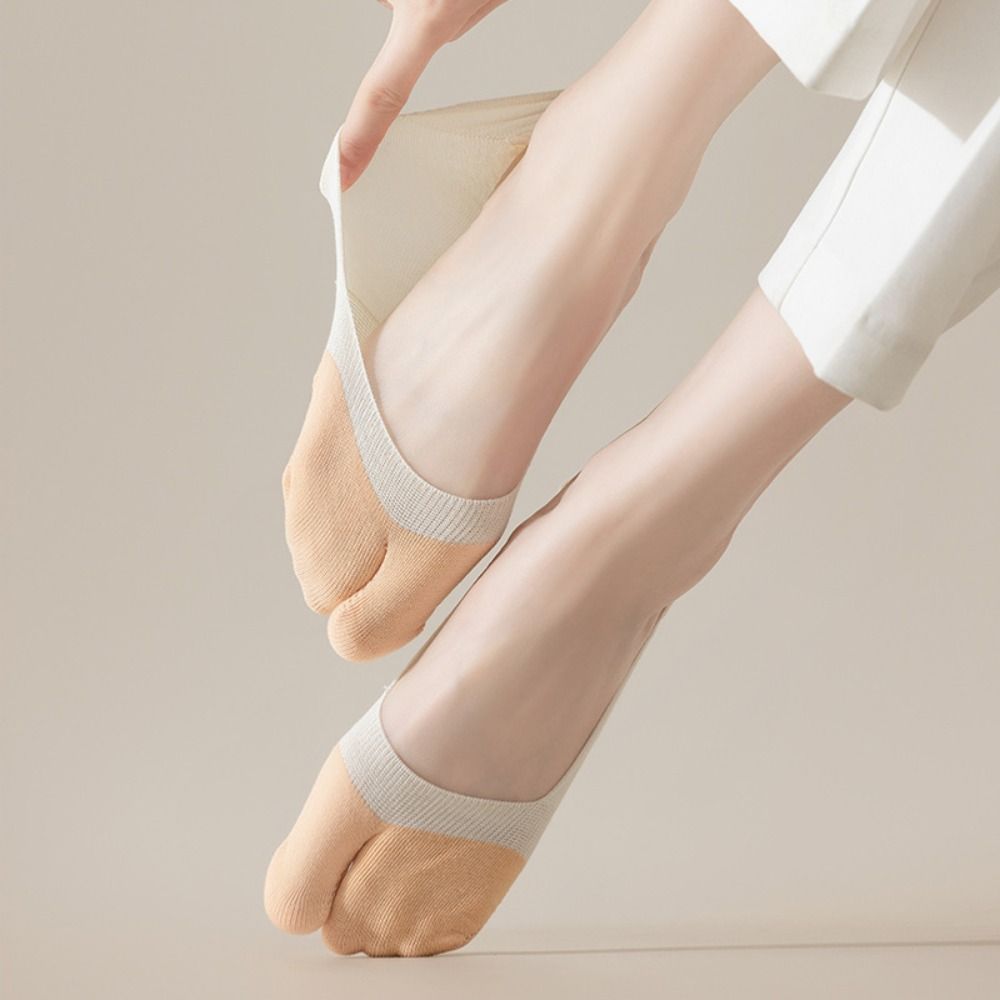 通気性のあるメッシュフリップフロップソックスソフト浅履き分割 - Toe Sock Split のレビューと価格
