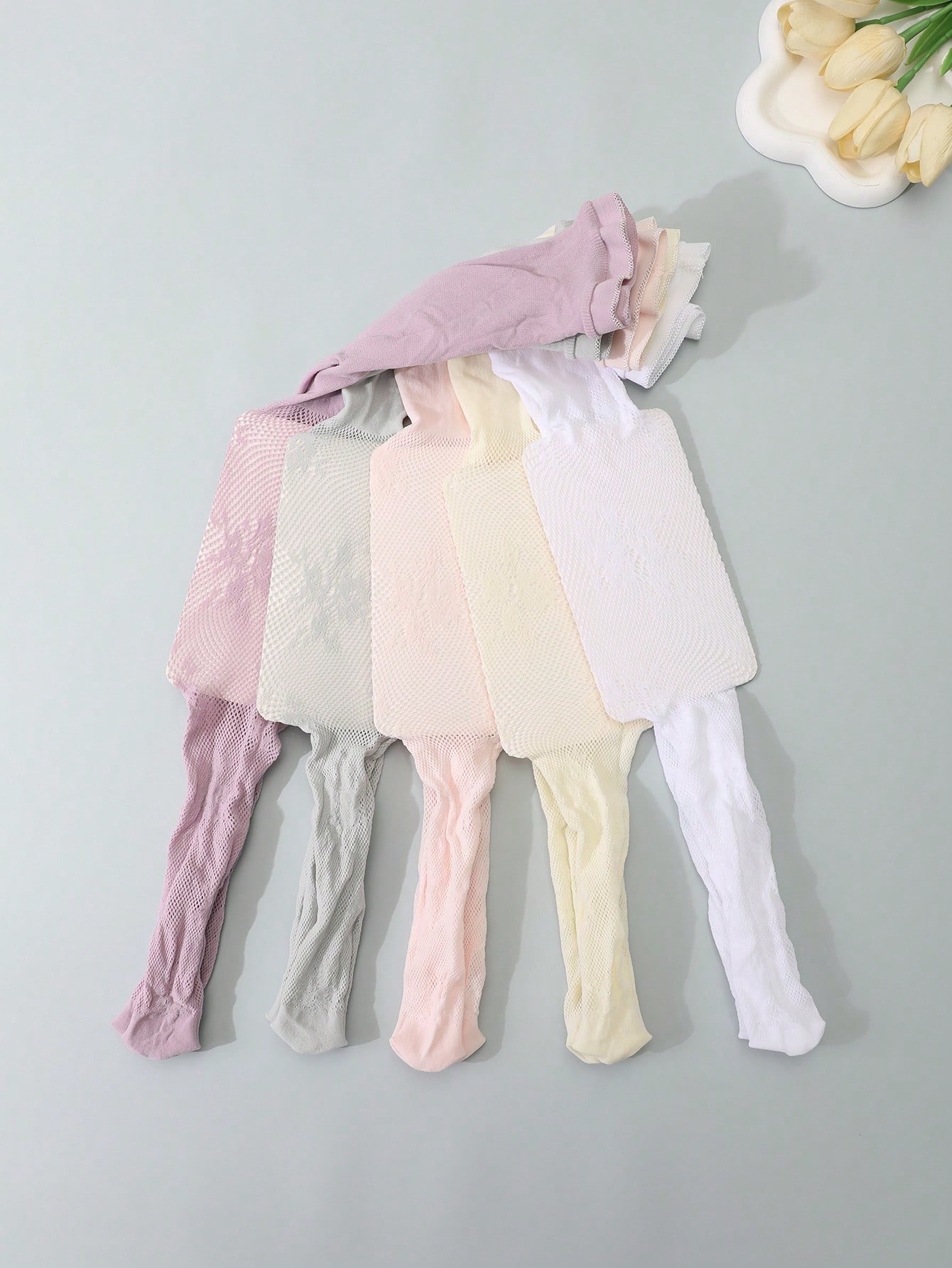 2 パック子供中空網タイツ抗蚊通気性レース薄手のパンスト幼児 - Tights Pantyhose Sheer のレビューと価格