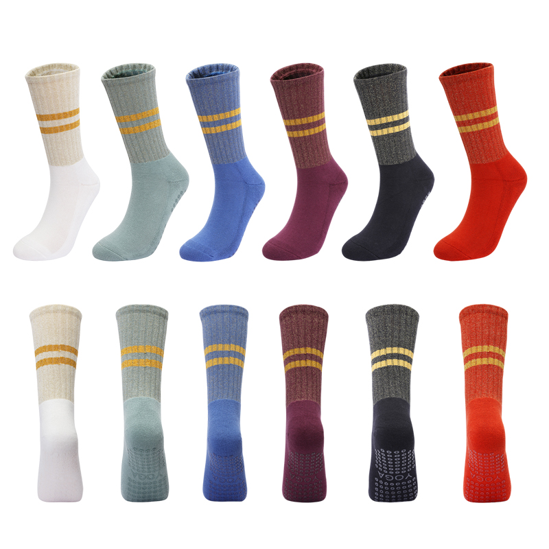 ヨガソックス グリップ付き ノンスリップ ミドルふくらはぎ  - Grip Sock Yoga のレビューと価格