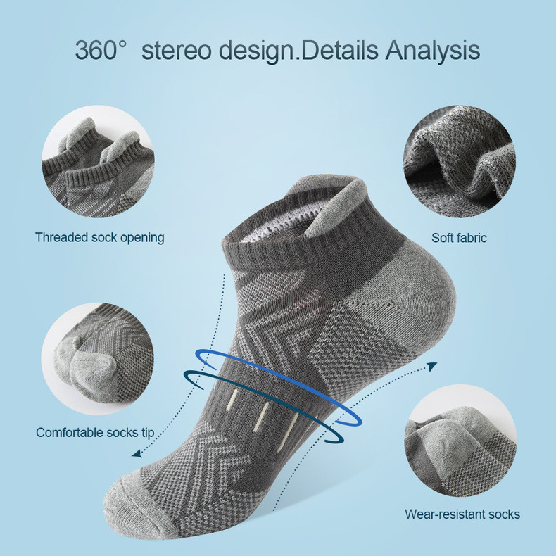 6/12足組 クッション性のあるアスレチックアンクルソックス - Athletic Sock Cushion のレビューと価格