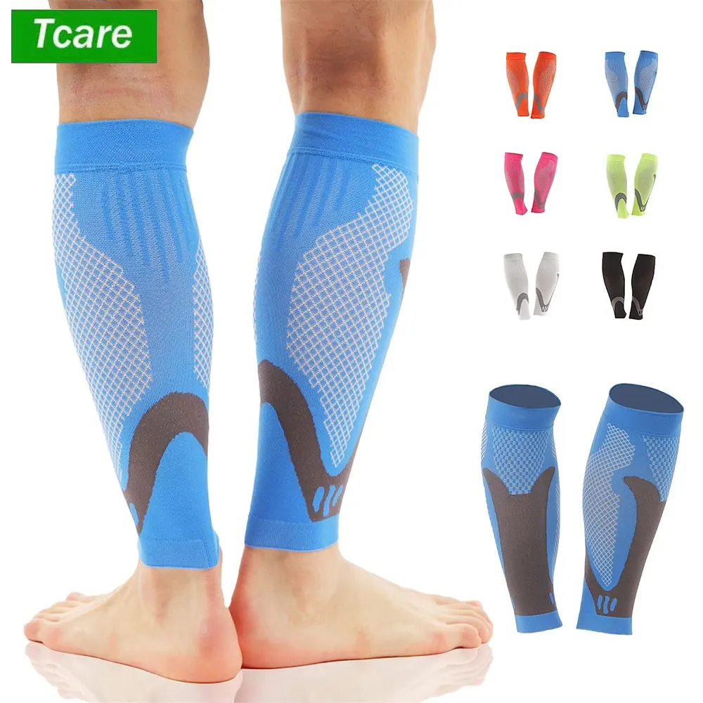 1 ペアのふくらはぎ圧縮スリーブ、すねのスプリントサポート、 - Compression Sleeve Calf のレビューと価格