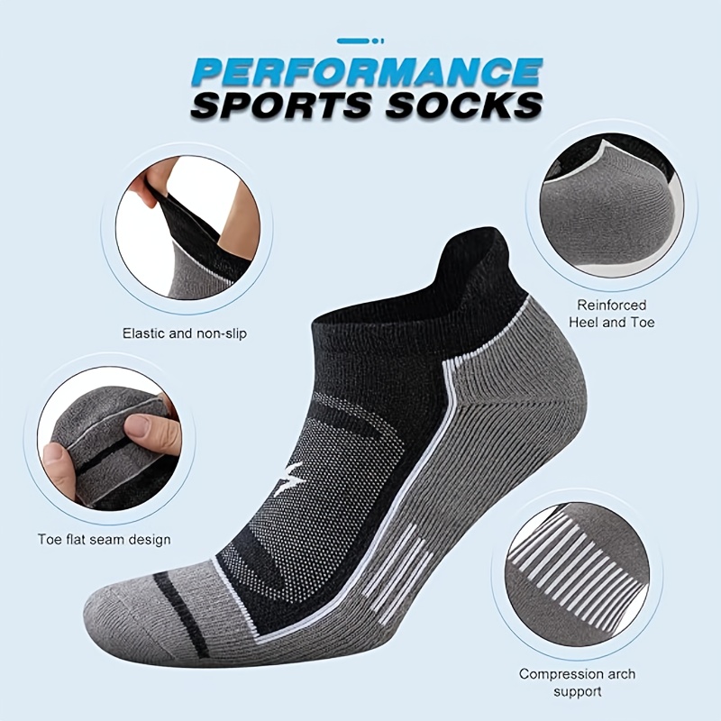 6 パック メンズ アスレチック ソックス 厚手のクッション - Athletic Sock Cushion のレビューと価格