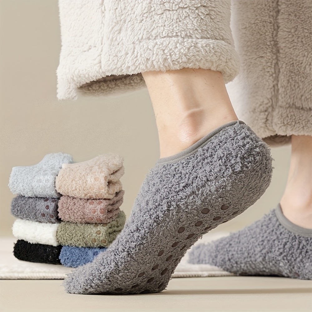4足組 メンズ 冬用 サーマル フロアソックス 厚手 暖かい - Thermal Sock Winter のレビューと価格