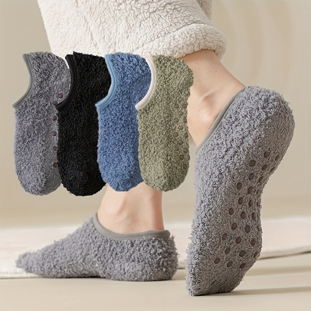 4足組 メンズ 冬用 サーマル フロアソックス 厚手 暖かい - Thermal Sock Winter のレビューと価格