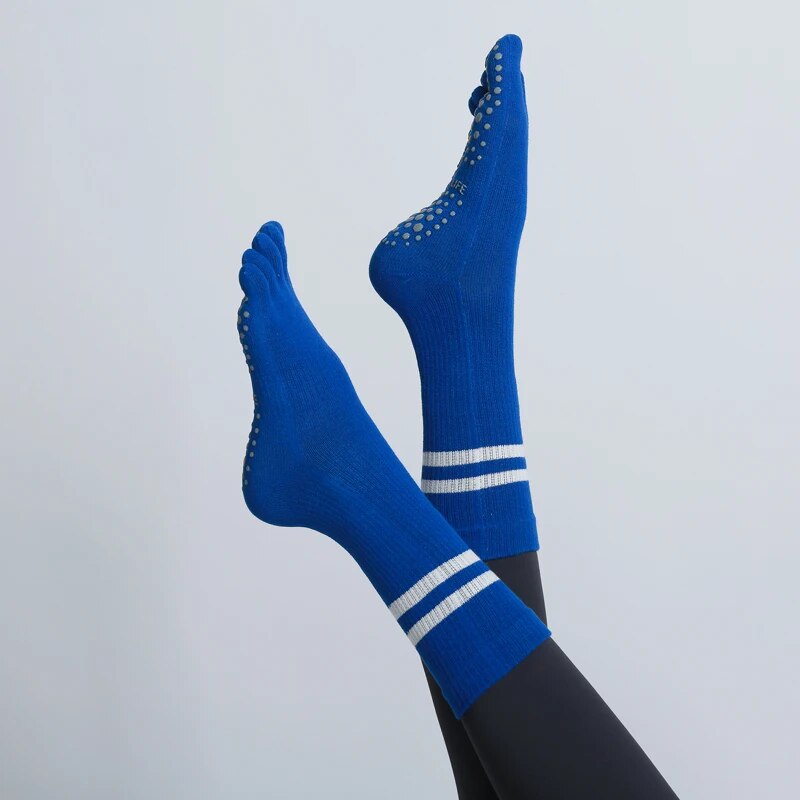 ハーフチューブヨガソックス,通気性,滑り止め,5本の指,スポ - Grip Sock Yoga のレビューと価格