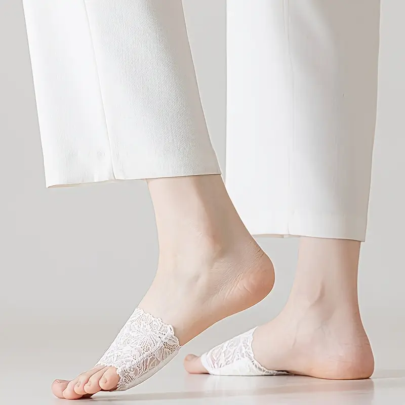 1-10 ペア女性レースローファーソックスノンスリップ目に見 - Invisibility Sock Loafer のレビューと価格