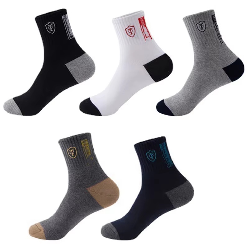 10ペア通気性コットンスポーツストッキング男性竹繊維秋と冬男 - Dress Sock Men のレビューと価格