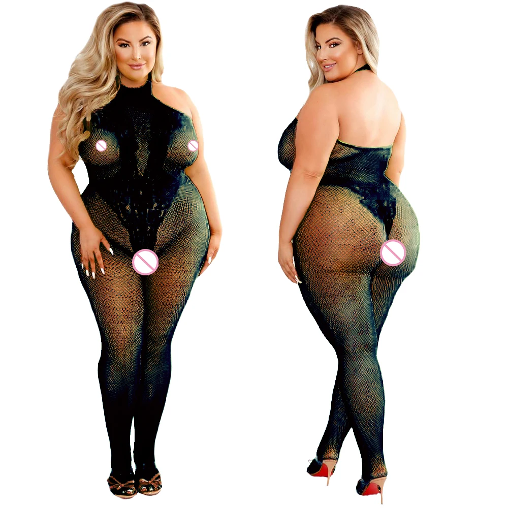2024 プラスサイズ Bodystocking ホットボデ - Fishnet Stocking Women のレビューと価格
