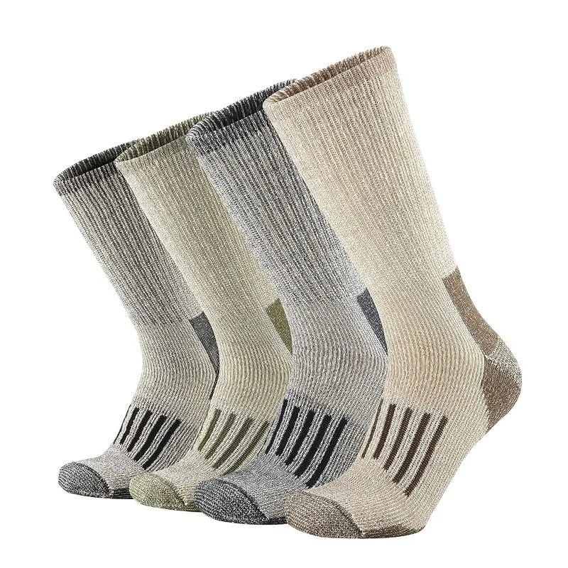 80% ウール靴下厚み暖かいハイキングクッションクルーソック - Wool Hiking Sock のレビューと価格