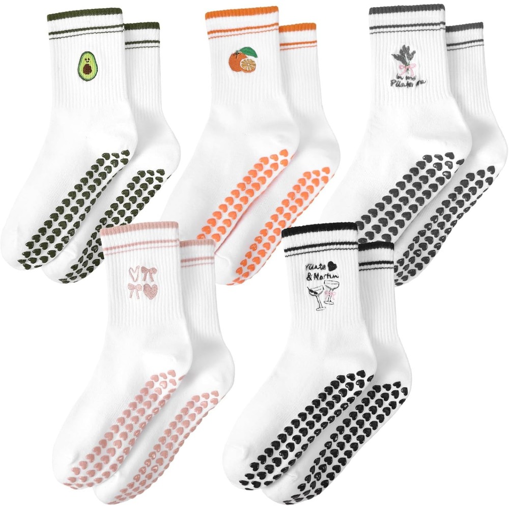 女性用のかわいいフリル付きヨガソックス（滑り止め付き） - Grip Sock Yoga のレビューと価格