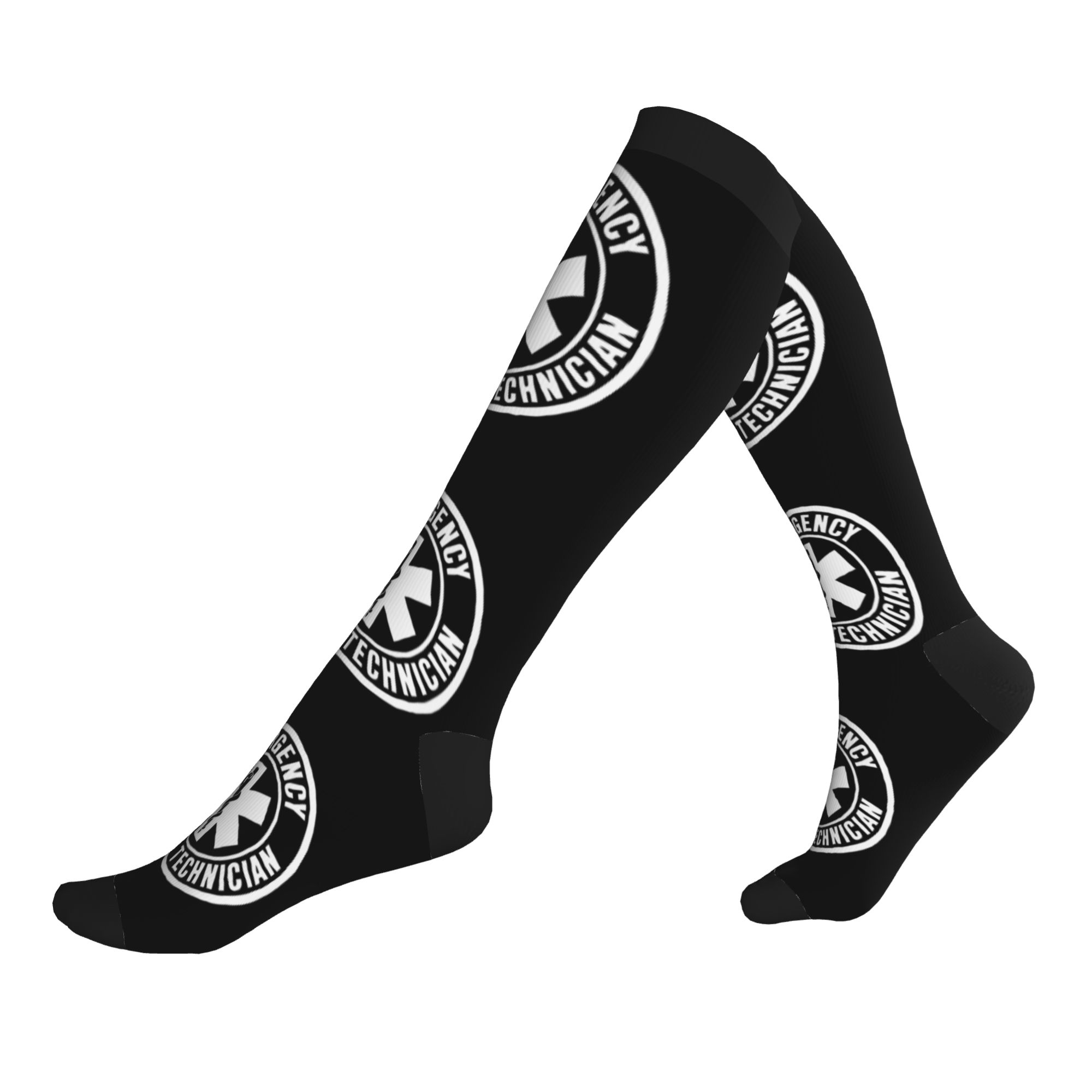Emt スターオブライフ救急医療技術者ロゴドレスソックス男性 - Compression Sock Medical のレビューと価格