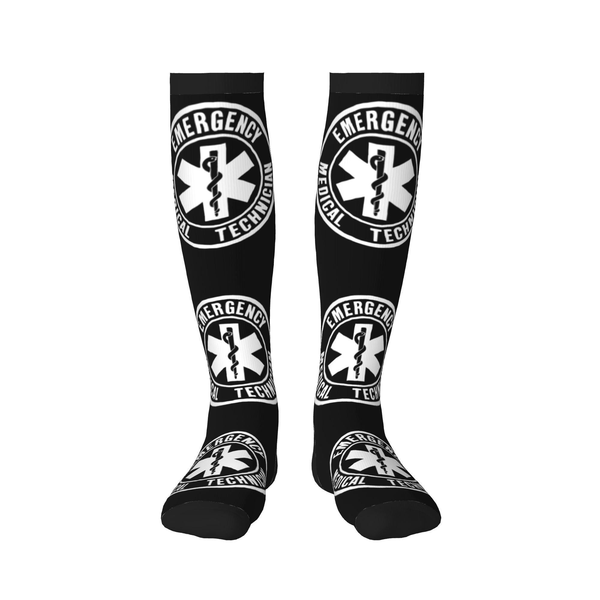 Emt スターオブライフ救急医療技術者ロゴドレスソックス男性 - Compression Sock Medical のレビューと価格