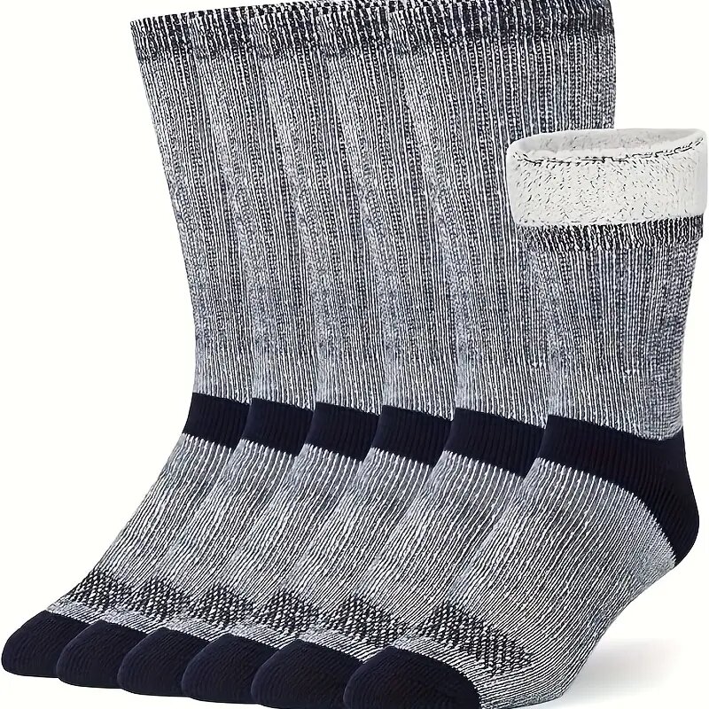メリノハイキングソックス、冬用ブーツ用暖かいクルーソックス、 - Wool Hiking Sock のレビューと価格