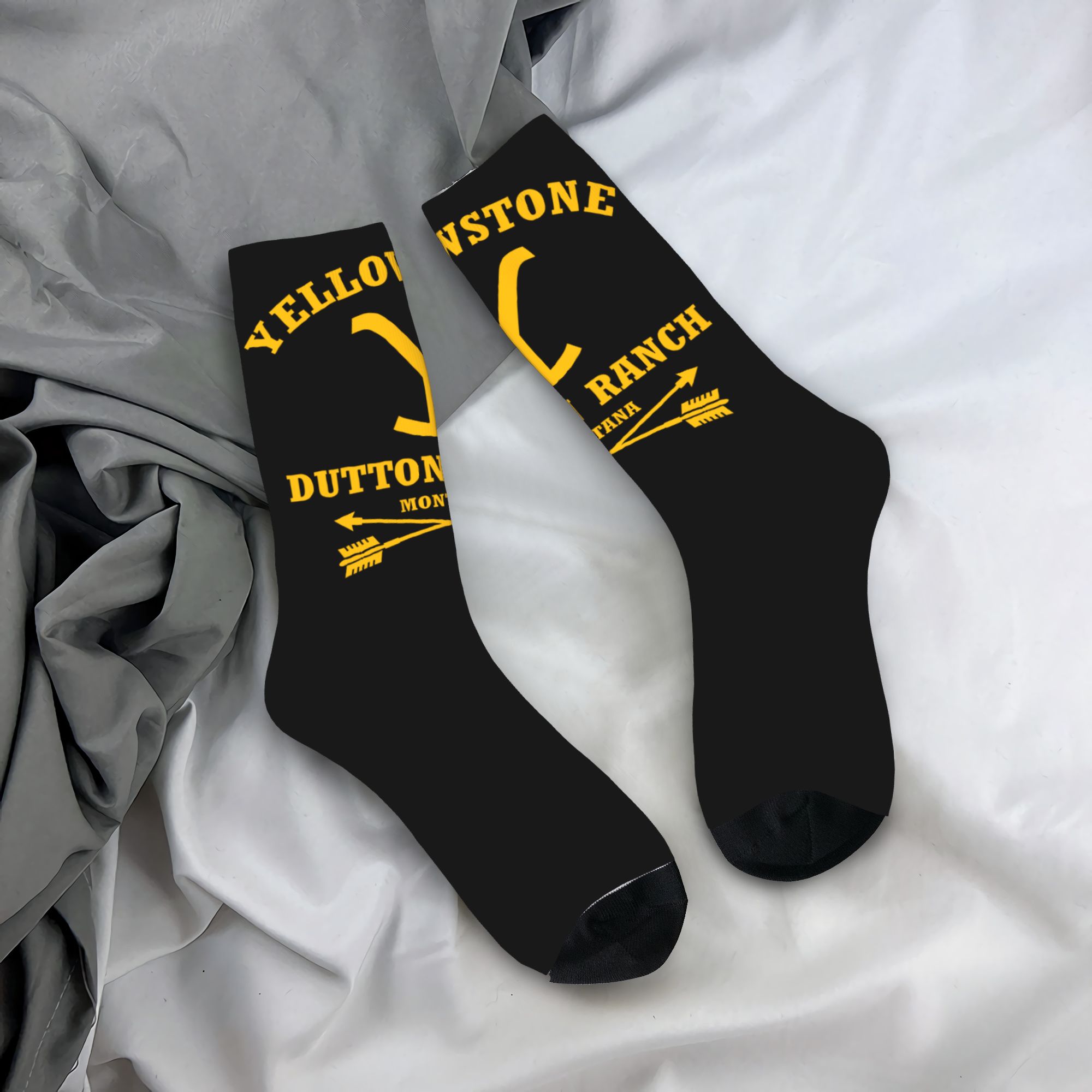 カスタム イエローストーン ダットン ランチ メンズ クルー - Dress Sock Men のレビューと価格