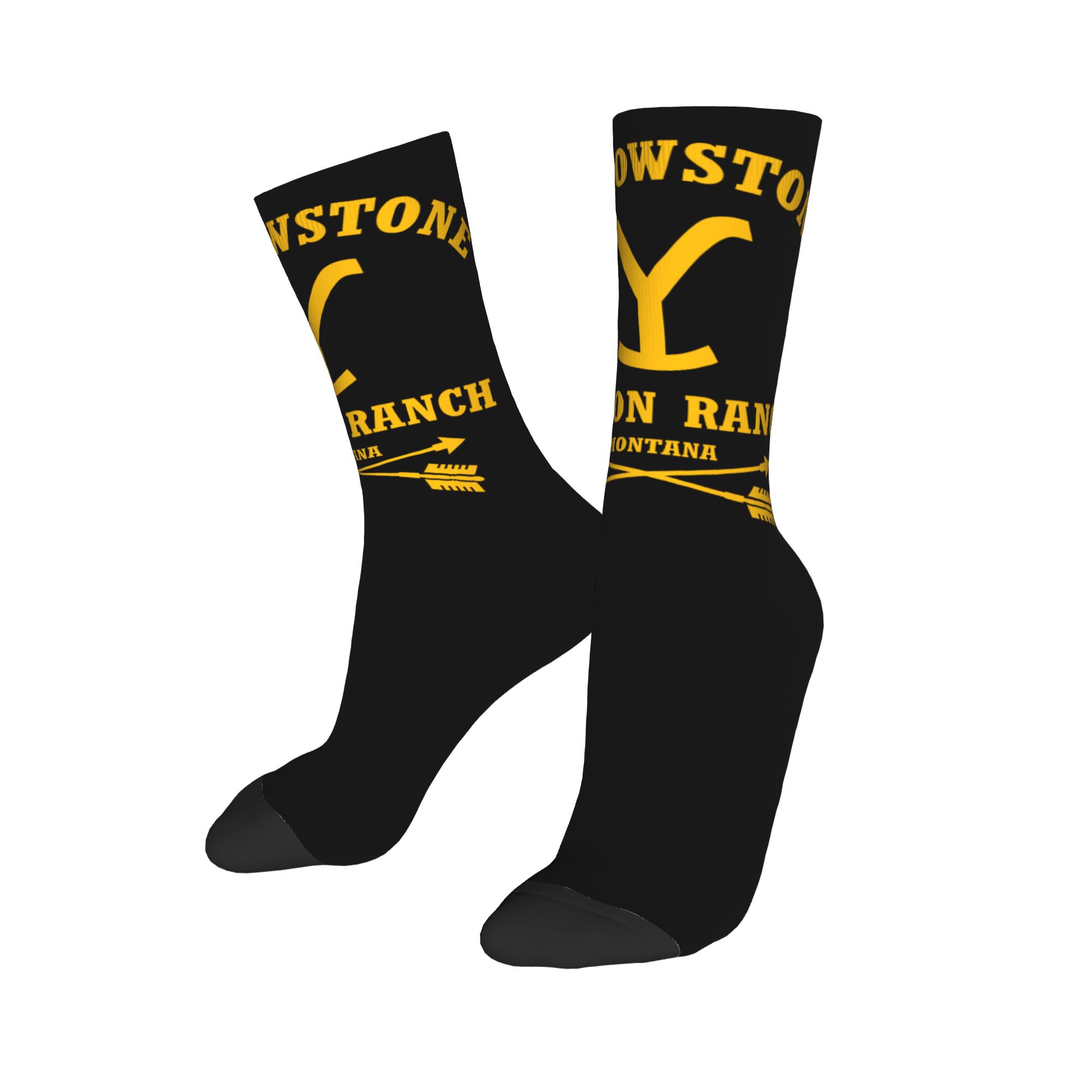 カスタム イエローストーン ダットン ランチ メンズ クルー - Dress Sock Men のレビューと価格