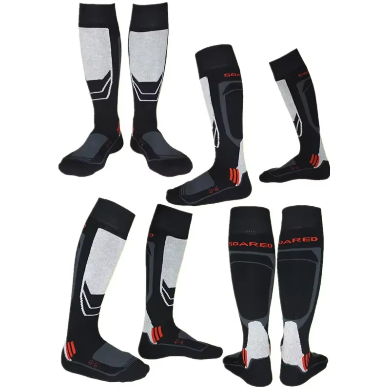 冬用サーマルスキーソックス厚く暖かいスポーツスノーボードサイ - Thermal Sock Winter のレビューと価格